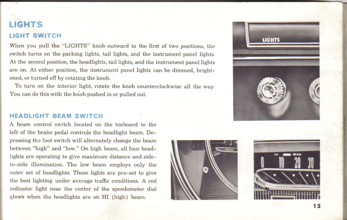 1963 Mercury Comet Owners Manual Page 51